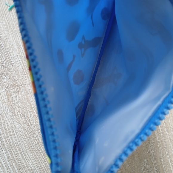 Shiseido Ginza Tokyo Bag Pouch Zipper Sunbathing Beach Summer Umbrellas - Picture 6 of 9